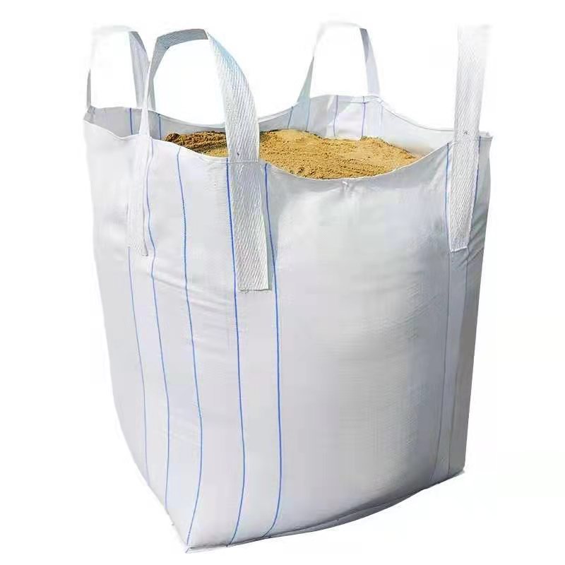 Pp Bag Flexible Freight Bags Thick White Plastic Woven Bag in Stock Whole Ton Bag Industrial Sludge Bag