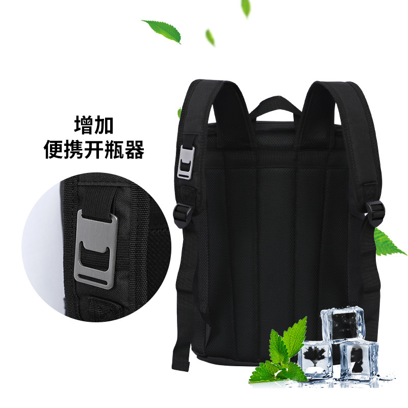 Troo Li&#039;s Upgraded Refrigerated Thermal Bag Eva Waterproof Ice Pack Backpack Lunch Bag Foreign Trade in Stock