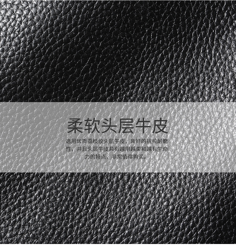 2020 New Men's Handbag Casual Crossbody One Shoulder New Men's Real-Leather Bag Business Briefcase Horizontal Large Size
