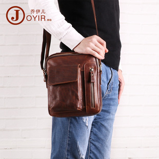 Shoulder Bag Men's Leather Bag Crazy Horse Leather Crossbody Bag Casual Retro Mass Men's Real-Leather Bag Cross-Border New Shoulder Bag Men's Leather Bag Crazy Horse Leather Crossbody Bag Casual Retro Mass Men's Real-Leather Bag Cross-Border New