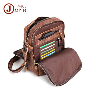 Shoulder Bag Men's Leather Bag Crazy Horse Leather Crossbody Bag Casual Retro Mass Men's Real-Leather Bag Cross-Border New Shoulder Bag Men's Leather Bag Crazy Horse Leather Crossbody Bag Casual Retro Mass Men's Real-Leather Bag Cross-Border New