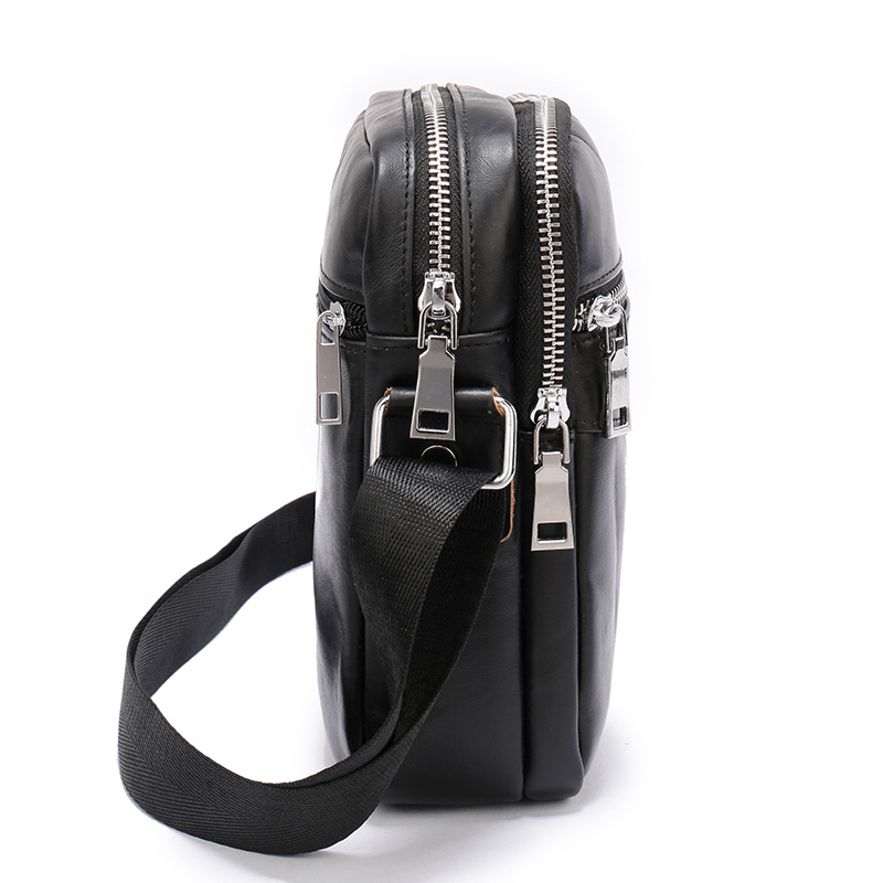 Men&#039;s Real-Leather Bag First Layer Cowhide Wear-Resistant Men&#039;s Casual Fashion Multi-Male Messenger Bag Shoulder Bag One Product Dropshipping