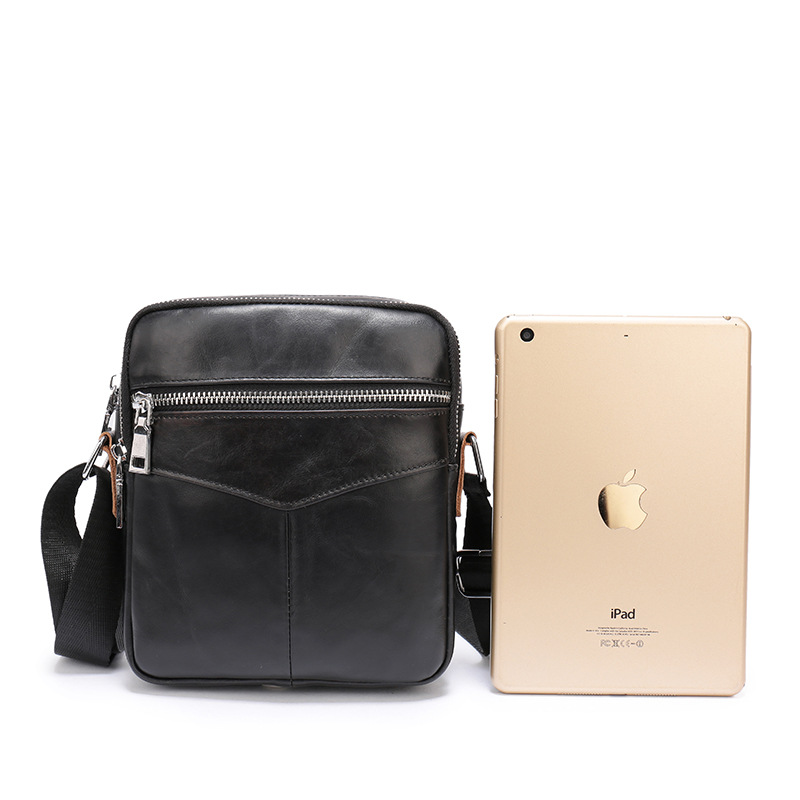 Men's Real-Leather Bag First Layer Cowhide Wear-Resistant Men's Casual Fashion Multi-Male Messenger Bag Shoulder Bag One Product Dropshipping Men's Real-Leather Bag First Layer Cowhide Wear-Resistant Men's Casual Fashion Multi-Male Messenger Bag Shoulder Bag One Product Dropshipping