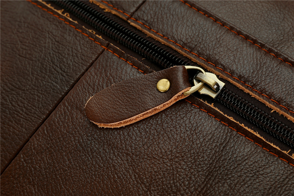 Cross-Border Men's Real-Leather Bag Briefcase Cowhide Men's Horizontal Briefcase Men's Handbag Factory Direct Sales Cross-Border Men's Real-Leather Bag Briefcase Cowhide Men's Horizontal Briefcase Men's Handbag Factory Direct Sales