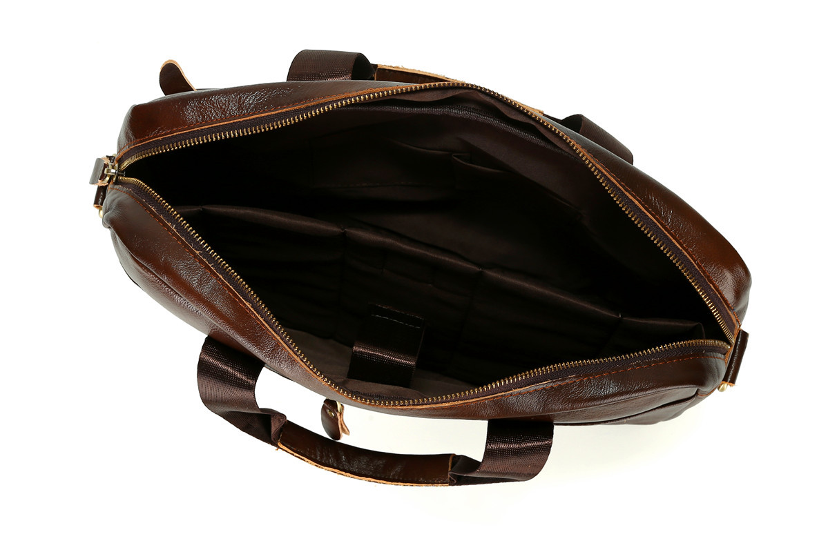 Cross-Border Men's Real-Leather Bag Briefcase Cowhide Men's Horizontal Briefcase Men's Handbag Factory Direct Sales Cross-Border Men's Real-Leather Bag Briefcase Cowhide Men's Horizontal Briefcase Men's Handbag Factory Direct Sales