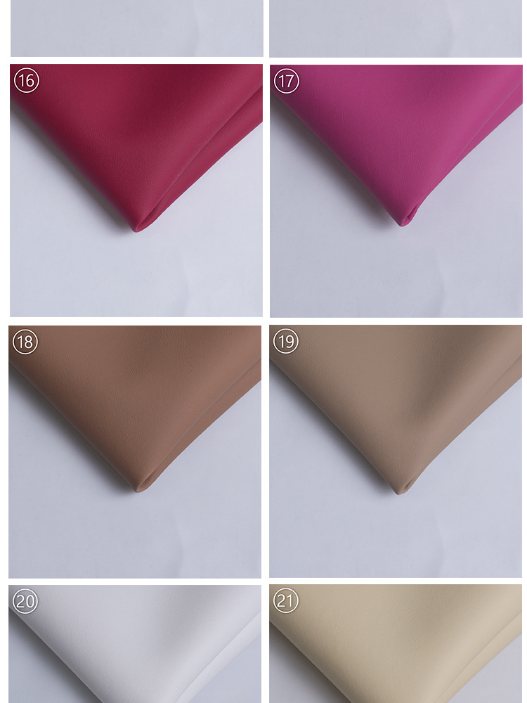 Semi-PU Leather Thickening Type in Skin Color Sense Scratch-Resistant Sofa Seat Furniture Leather Fabric Waterproof Car Seat Artificial Leather