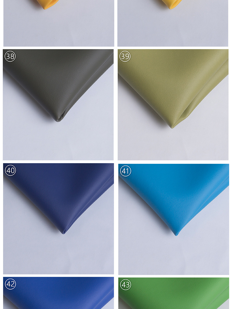 Semi-PU Leather Thickening Type in Skin Color Sense Scratch-Resistant Sofa Seat Furniture Leather Fabric Waterproof Car Seat Artificial Leather