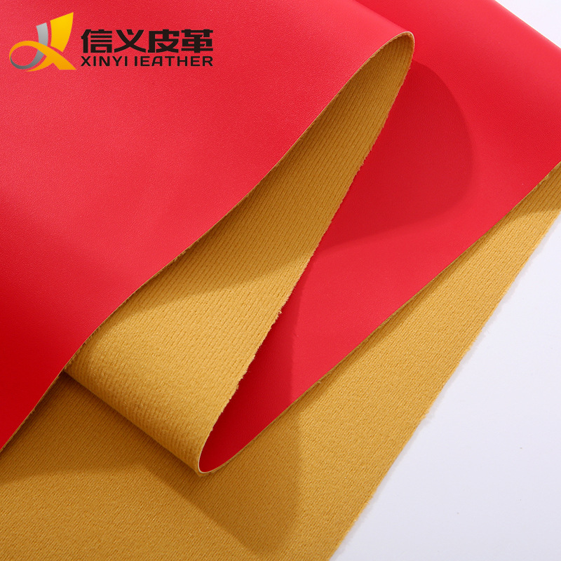 European Standard Pure Pu Calf Pattern Leather 1.0 Imitation Cotton Velvet Bottom Leather Fabric Shoes Bags Sofa Soft Case Artificial Leather