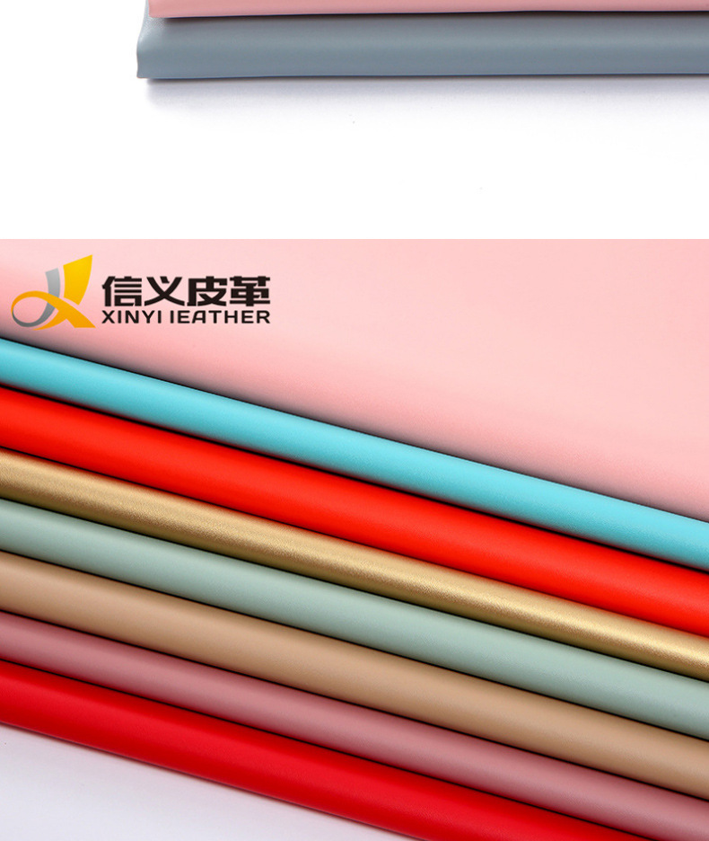 European Standard Pure Pu Calf Pattern Leather 1.0 Imitation Cotton Velvet Bottom Leather Fabric Shoes Bags Sofa Soft Case Artificial Leather