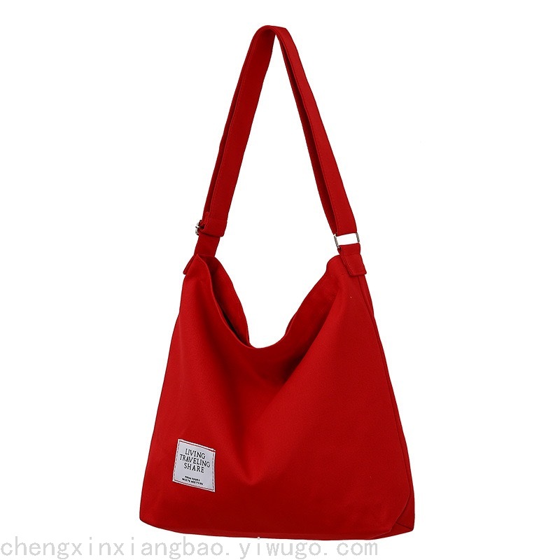 Literary Canvas Bag Trendy Women's Simple Large Capacity Portable Shoulder Crossbody Student Bag Generation Literary Canvas Bag Trendy Women's Simple Large Capacity Portable Shoulder Crossbody Student Bag Generation