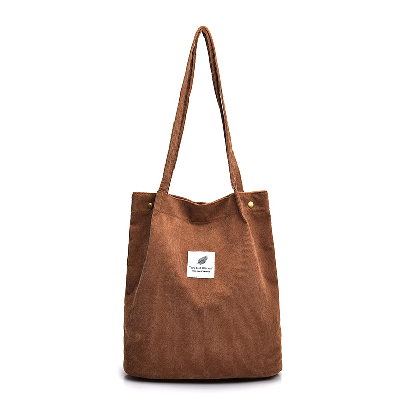 Women&#039;s Bag 2018 Summer Artistic Hipster Velvet Canvas Bag Simple Cool Girl&#039;s Portable Shoulder Bag Generation Hair