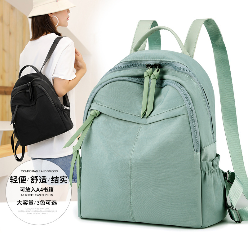 Foreign Trade Oxford Cloth Backpack for Women 2022 New Fashion Korean Style Canvas Bag Backpack for Women Travel Small Backpack for Women