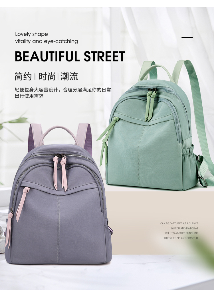 Foreign Trade Oxford Cloth Backpack for Women 2022 New Fashion Korean Style Canvas Bag Backpack for Women Travel Small Backpack for Women Foreign Trade Oxford Cloth Backpack for Women 2022 New Fashion Korean Style Canvas Bag Backpack for Women Travel Small Backpack for Women