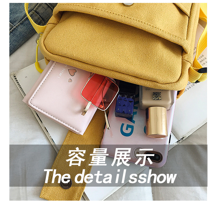Korean Ins College Style Girl Canvas Bag Japanese Style Students Literary Crossbody Bag Cute Sesame Street Shoulder Bag Korean Ins College Style Girl Canvas Bag Japanese Style Students Literary Crossbody Bag Cute Sesame Street Shoulder Bag