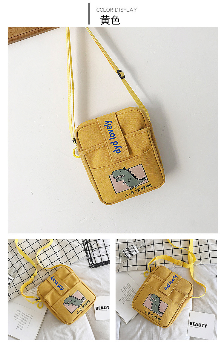 Korean Ins College Style Girl Canvas Bag Japanese Style Students Literary Crossbody Bag Cute Sesame Street Shoulder Bag Korean Ins College Style Girl Canvas Bag Japanese Style Students Literary Crossbody Bag Cute Sesame Street Shoulder Bag
