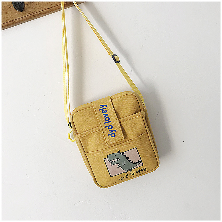 Korean Ins College Style Girl Canvas Bag Japanese Style Students Literary Crossbody Bag Cute Sesame Street Shoulder Bag Korean Ins College Style Girl Canvas Bag Japanese Style Students Literary Crossbody Bag Cute Sesame Street Shoulder Bag