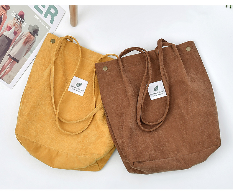 Korean Style Crossbody Single Shoulder Student's Canvas Bag Women's Storage Shoulder Bag Large Capacity Retro Corduroy Literary Shoulder Bag Korean Style Crossbody Single Shoulder Student's Canvas Bag Women's Storage Shoulder Bag Large Capacity Retro Corduroy Literary Shoulder Bag