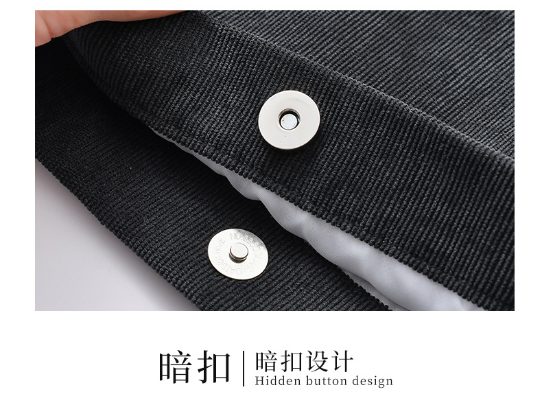 Korean Style Crossbody Single Shoulder Student's Canvas Bag Women's Storage Shoulder Bag Large Capacity Retro Corduroy Literary Shoulder Bag Korean Style Crossbody Single Shoulder Student's Canvas Bag Women's Storage Shoulder Bag Large Capacity Retro Corduroy Literary Shoulder Bag
