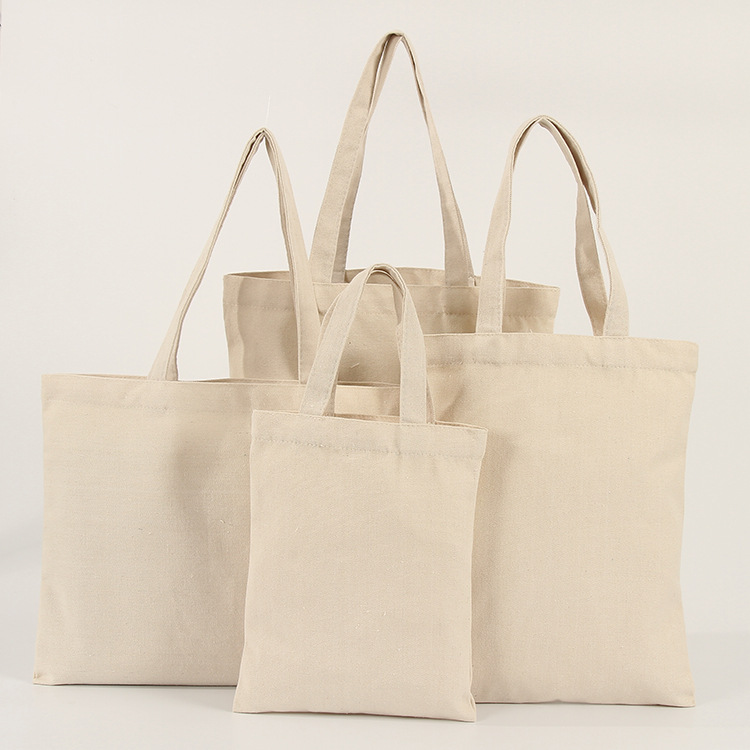 Source manufacturer blank hand polyester/cotton canvas bag gift shopping cotton bag custom student shoulder bag
