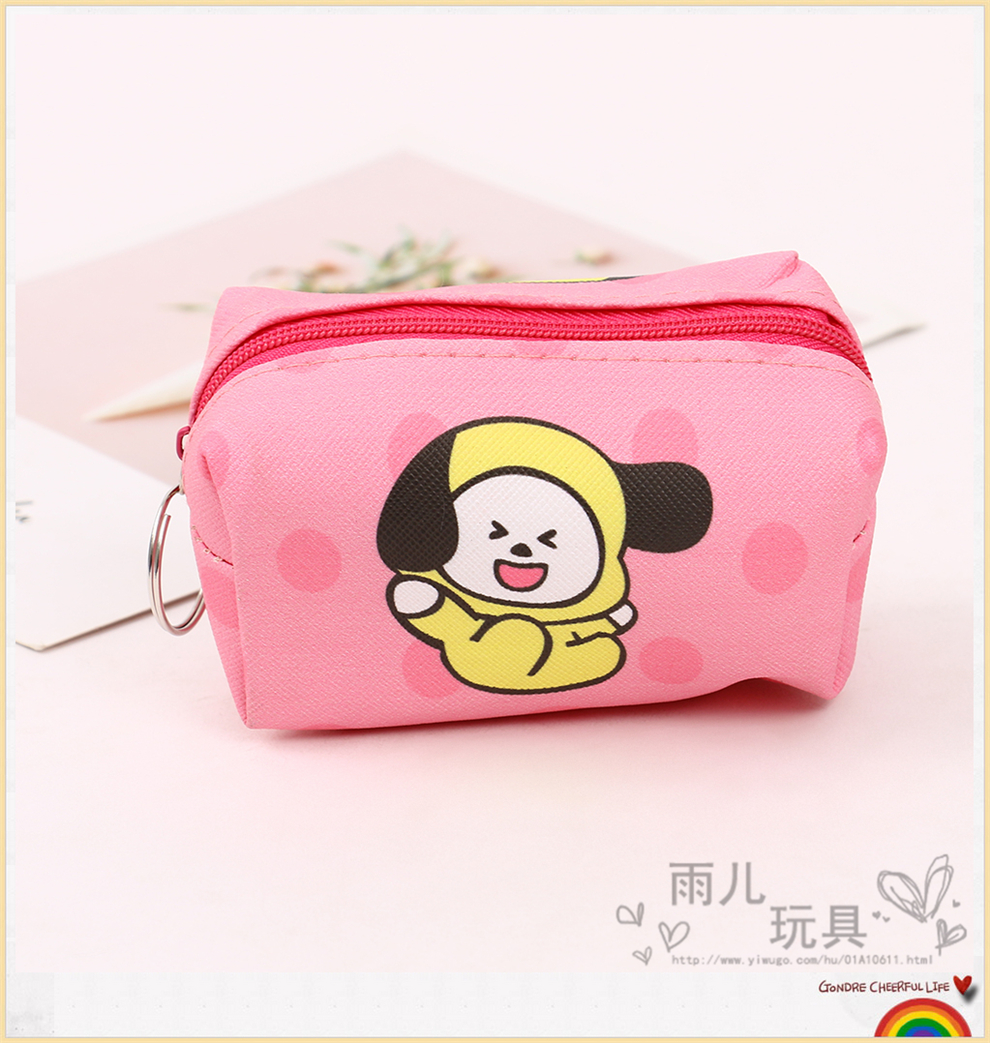 Korean Ins Cartoon Girl Coin Purse Female Cute Portable Student Change Small Canvas Bag Zipper Bag Korean Ins Cartoon Girl Coin Purse Female Cute Portable Student Change Small Canvas Bag Zipper Bag