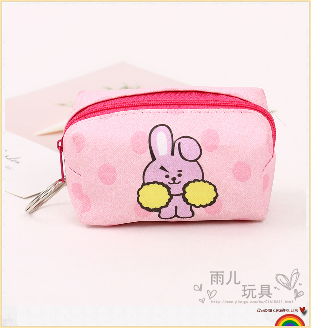 Korean Ins Cartoon Girl Coin Purse Female Cute Portable Student Change Small Canvas Bag Zipper Bag Korean Ins Cartoon Girl Coin Purse Female Cute Portable Student Change Small Canvas Bag Zipper Bag