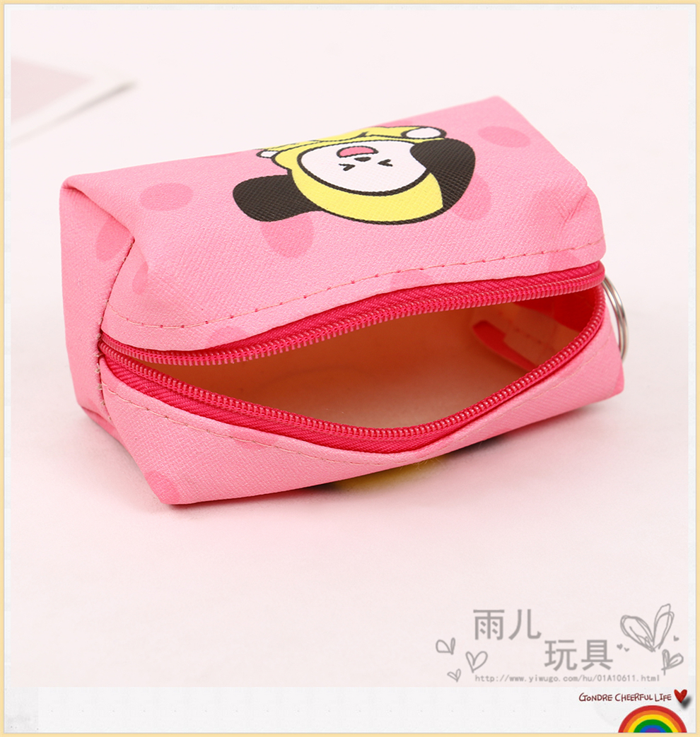 Korean Ins Cartoon Girl Coin Purse Female Cute Portable Student Change Small Canvas Bag Zipper Bag Korean Ins Cartoon Girl Coin Purse Female Cute Portable Student Change Small Canvas Bag Zipper Bag