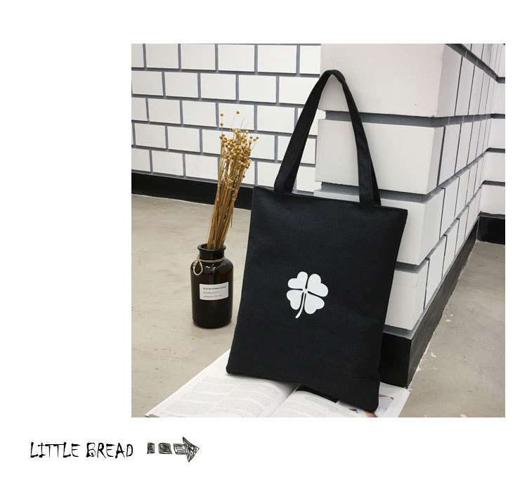 Canvas Bag Japanese and Korean Simple Artistic Student Bag Fashion Personality Canvas Handbag Student Tuition Bag
