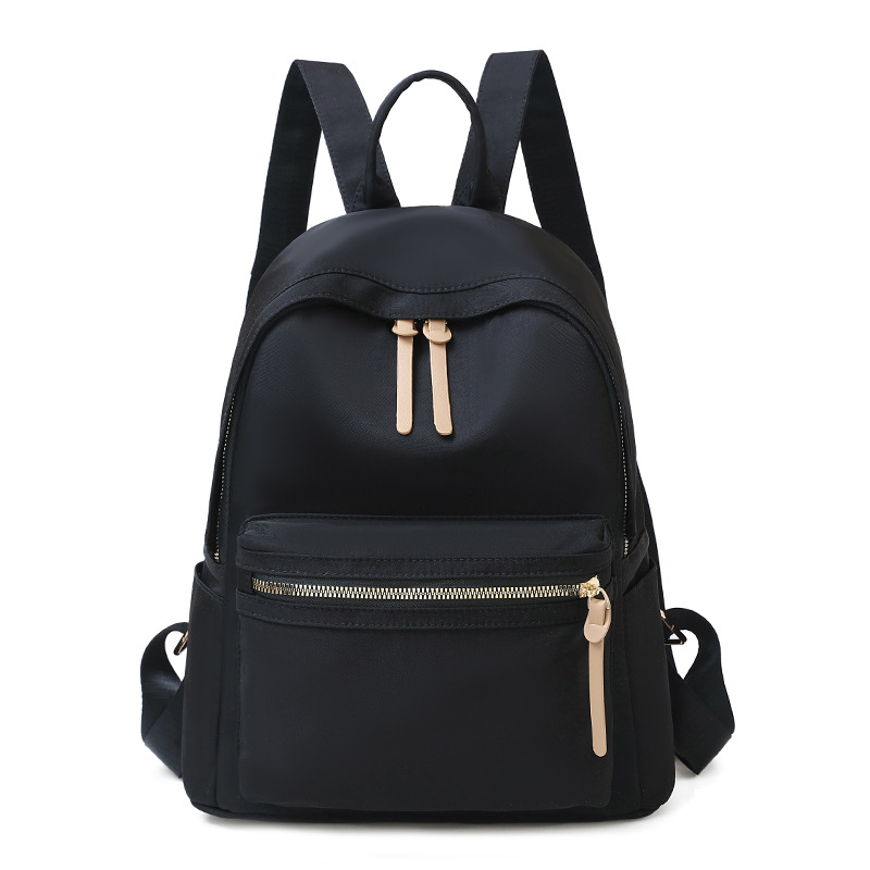 Foreign Trade Wholesale Oxford Cloth Backpack Female 2022 New Korean Style Backpack Lightweight Fashion Canvas Bag Schoolbag
