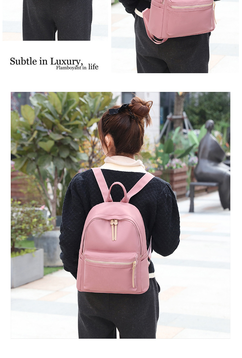 Foreign Trade Wholesale Oxford Cloth Backpack Female 2022 New Korean Style Backpack Lightweight Fashion Canvas Bag Schoolbag Foreign Trade Wholesale Oxford Cloth Backpack Female 2022 New Korean Style Backpack Lightweight Fashion Canvas Bag Schoolbag