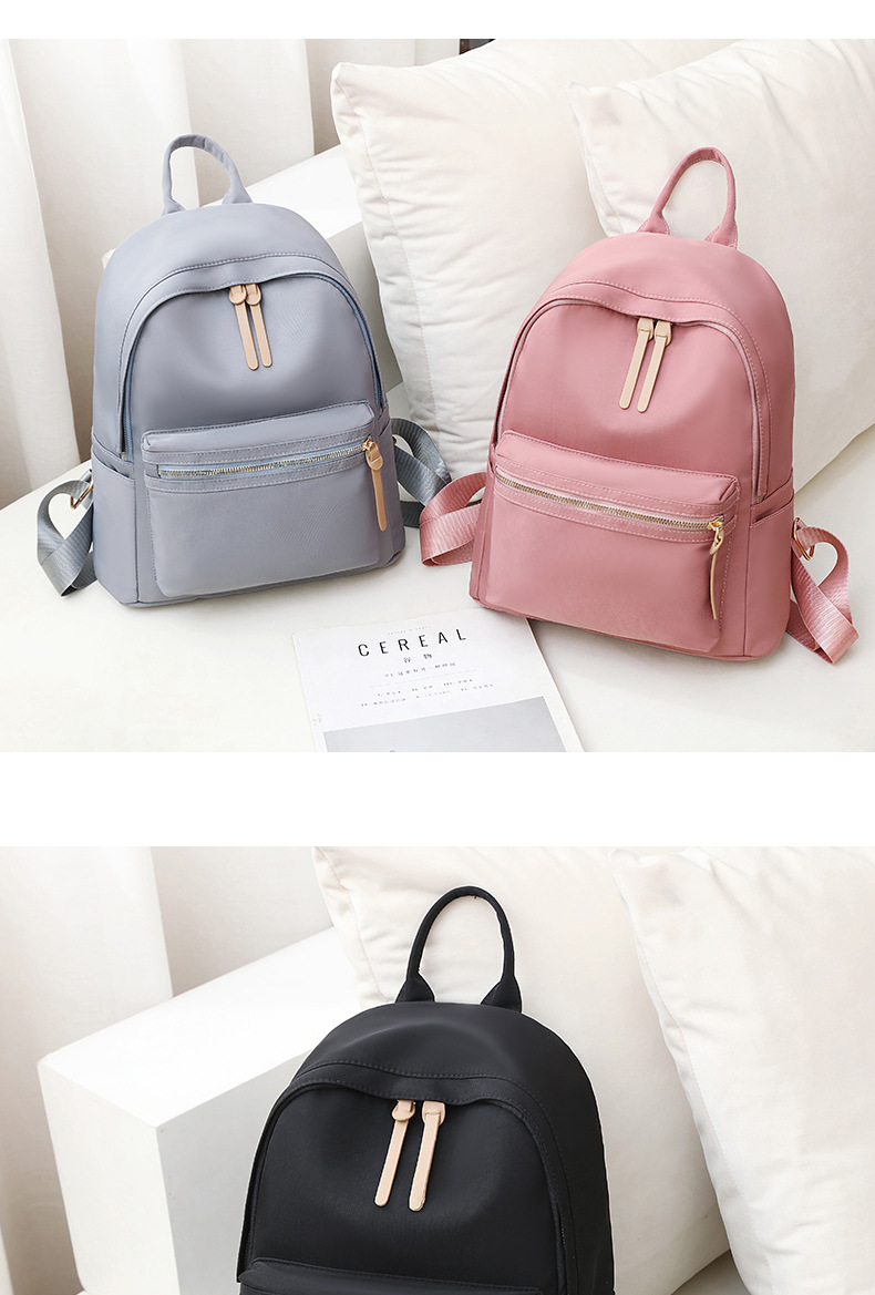 Foreign Trade Wholesale Oxford Cloth Backpack Female 2022 New Korean Style Backpack Lightweight Fashion Canvas Bag Schoolbag Foreign Trade Wholesale Oxford Cloth Backpack Female 2022 New Korean Style Backpack Lightweight Fashion Canvas Bag Schoolbag