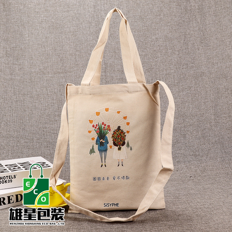 Factory Customized Creative Student's Canvas Bag Portable Shopping Bag Canvas Reticule Shoulder Canvas Bag Factory Customized Creative Student's Canvas Bag Portable Shopping Bag Canvas Reticule Shoulder Canvas Bag