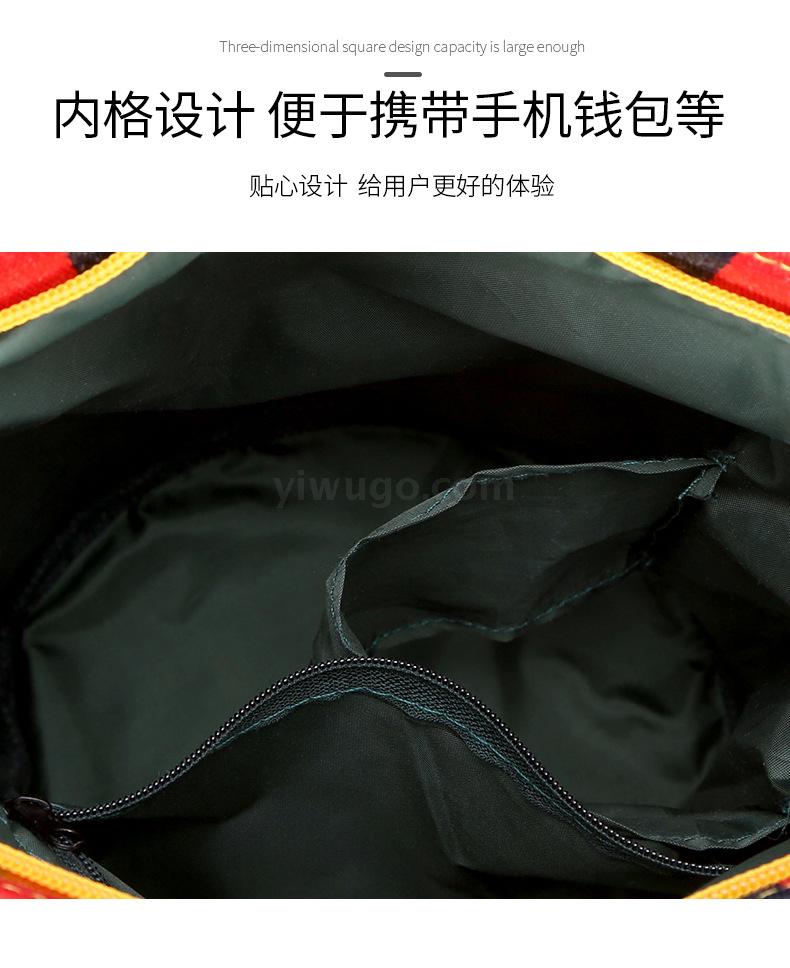Bag female new large capacity bucket bag student canvas bag Korean version simple joker dark shoulder handbag Bag female new large capacity bucket bag student canvas bag Korean version simple joker dark shoulder handbag