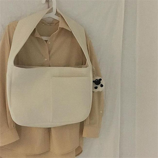 Korean Style Handmade Canvas Bag Cute Pet Bag Ulzzang Messenger Bag Women's Bag Shoulder Bag Korean Style Handmade Canvas Bag Cute Pet Bag Ulzzang Messenger Bag Women's Bag Shoulder Bag