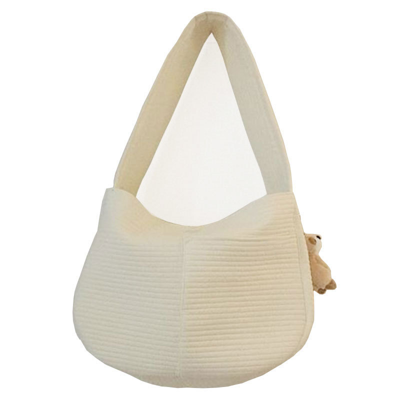 Korean Style Handmade Canvas Bag Cute Pet Bag Ulzzang Messenger Bag Women&#039;s Bag Shoulder Bag