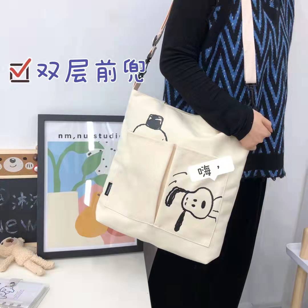 2022 New Korean Style High Quality Canvas Bag Shoulder Bag Casual Tote Bag Student Fashion Shoulder Messenger Bag 2022 New Korean Style High Quality Canvas Bag Shoulder Bag Casual Tote Bag Student Fashion Shoulder Messenger Bag