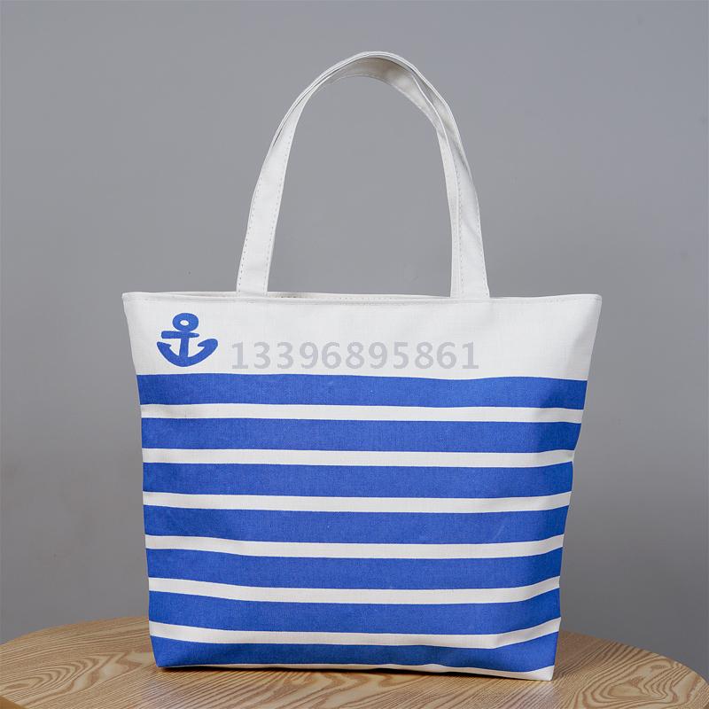 Fashionable All-Match Women&#039;s Student Shopping Canvas Printed Portable Shoulder Bag