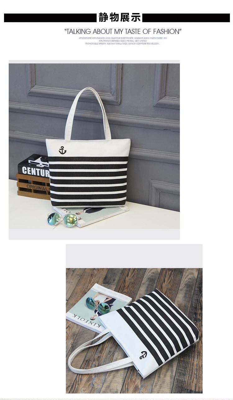 Fashionable All-Match Women's Student Shopping Canvas Printed Portable Shoulder Bag Fashionable All-Match Women's Student Shopping Canvas Printed Portable Shoulder Bag