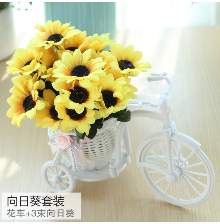 Rose Carven Design Wedding Decoration European Rose-Decorated Tricycle Basket Flower Set Car Fake Flower Flower Ceiling Rose Carven Design Wedding Decoration European Rose-Decorated Tricycle Basket Flower Set Car Fake Flower Flower Ceiling