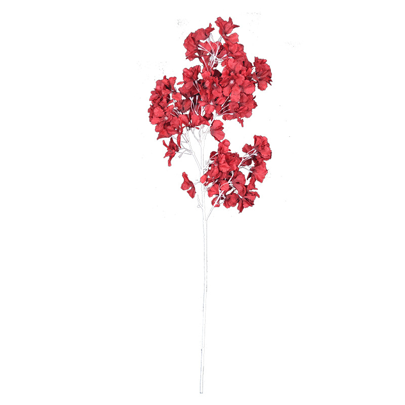 Wedding Snow Artificial Flower White Penholder Simulation Cherry Blossom Wedding Auditorium Ceiling Arch Decorative Silk Flower Road Lead Flower Wholesale