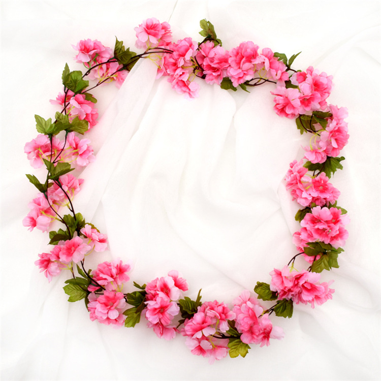 Flower String CrossBorder HANAFUJI Wedding Celebration Living Room Layout Ceiling Fake Flower and Decorative Flower