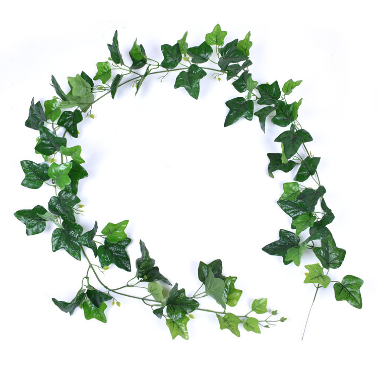 Simulation Rattan Ivy Plant Grape Leaves Green Leaves Plastic Fake Flower Water Pipe Winding Vine Ceiling Decoration