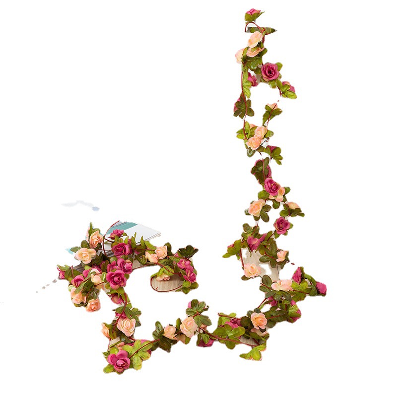 Artificial Flower Peony Rattan 45 Rose Vine Wedding Decorative Suspended Ceiling Wall Hanging Wedding ornaments
