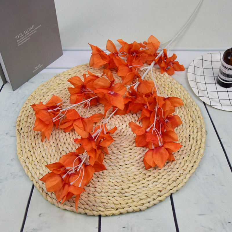 Wholesale Artificial Flower Bougainvillea Triangle Rose Wedding Ceiling Artificial Flower Road Lead Wedding ornaments Wholesale Artificial Flower Bougainvillea Triangle Rose Wedding Ceiling Artificial Flower Road Lead Wedding ornaments