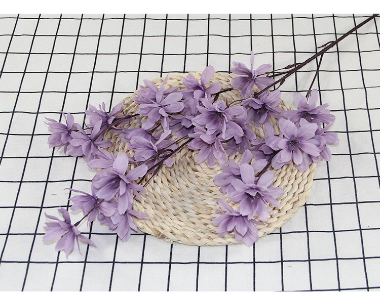 Artificial Flower 3 Fork Heart Happy Flower Wedding Auditorium Hotel Home Decoration Hanging Ceiling Happy Flower Whole Artificial Flower 3 Fork Heart Happy Flower Wedding Auditorium Hotel Home Decoration Hanging Ceiling Happy Flower Whole