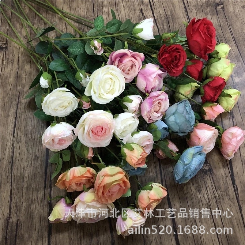 Head Perfume Camellia Rose Sweetheart Tea Rose Happy Camellia Wedding Props T Table Arch Camellia Design Flower Ceiling
