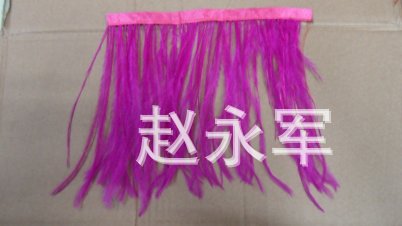 Specializing in the Production of Feather Woven Belt Ostrich Hair Ostrich Hair Woven Belt Hair Bands of Different Qualities