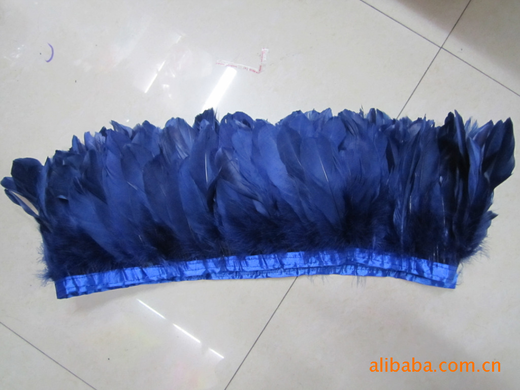 Specializing in the Production of Feather Woven Belt Ostrich Hair Ostrich Hair Woven Belt Hair Bands of Different Qualities