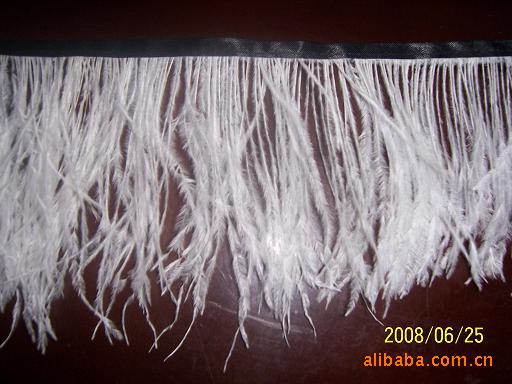 Specializing in the Production of Feather Woven Belt Ostrich Hair Ostrich Hair Woven Belt Hair Bands of Different Qualities
