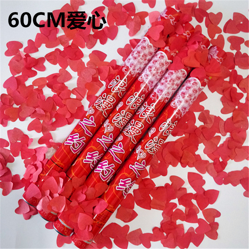 Wedding Hand-Held Fireworks Display Salute Wedding Birthday Party Fireworks Wedding Decoration Wedding Petal Rain Fireworks Display Tube