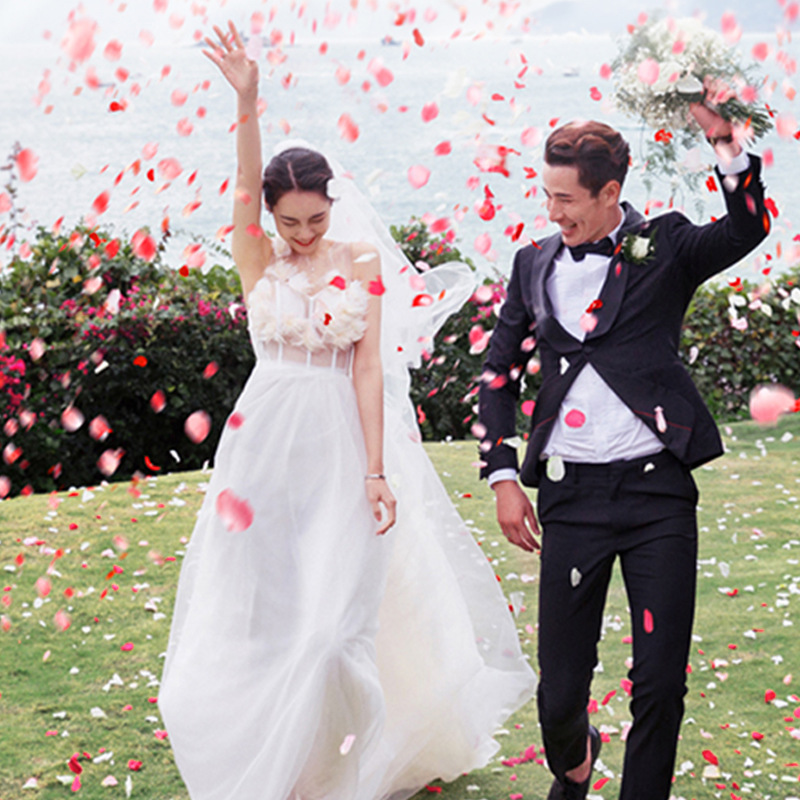 Salute Gun Fireworks Display Wedding Fireworks Display Gun Celebration Fireworks Wedding Spraying Decoration Canister Petal Rain Ribbon Handheld Opening Fireworks Display Tube